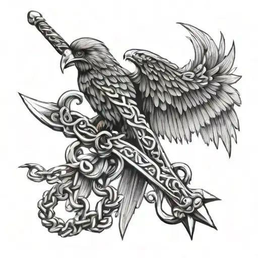 Sword Vintage Hawk Chains