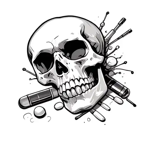 Skull And Drugs Used