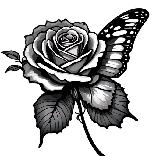 Rose Butterfly