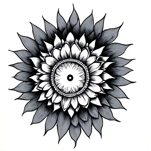 Minimal Indian Traditional Old School Flowy Lines