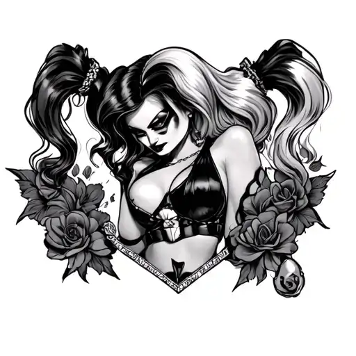 Sexy Harley Quinn Inspired