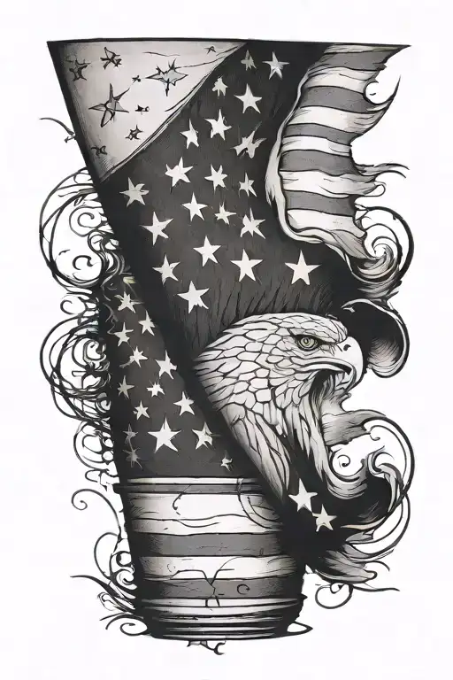 American Flag Sleeve