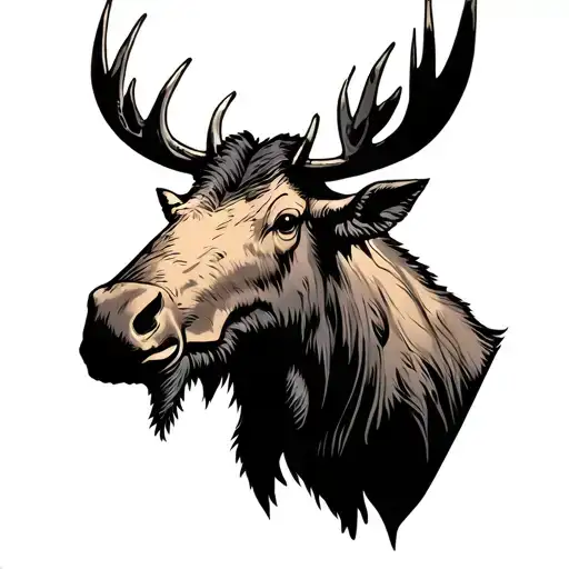 Star Wars Mandalorian Style Mudhorn But Of A Moose Instead