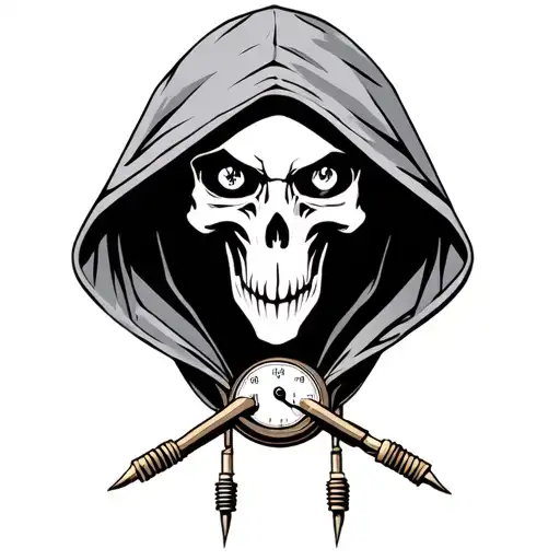 Hooded Reaper Pressure Gauge Eyes
