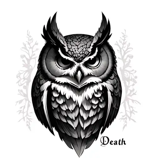 Death Of Death With Owl
