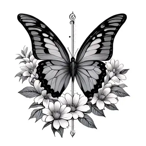 Butterfly Sundial Flowers
