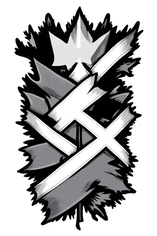 Canada England Scotland Flag Intertwined