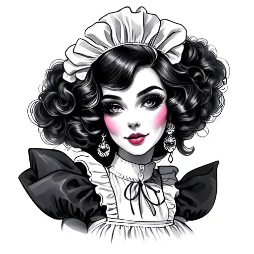 Sissy Pink Maid