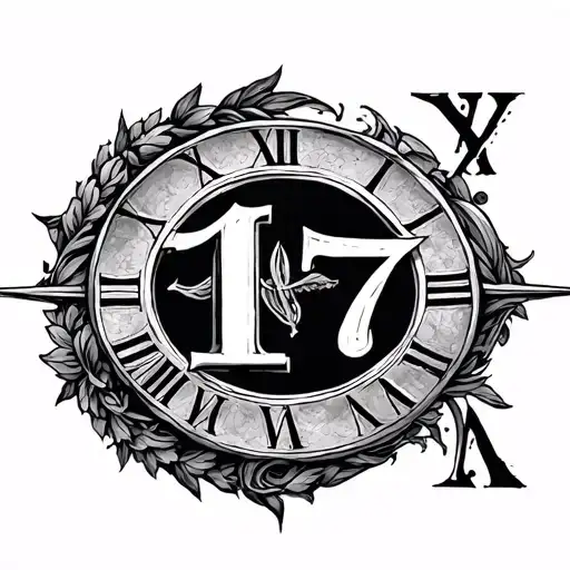 Roman Numeral 17