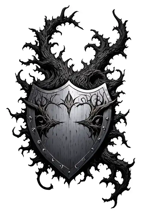 Yggdrasil Shield Adorned