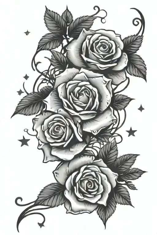 Roses Vines Sky Full Of Stars