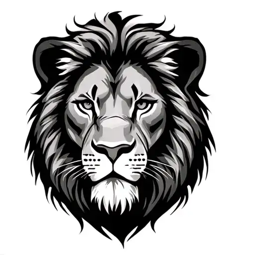 Lion Face With Name Incorporated