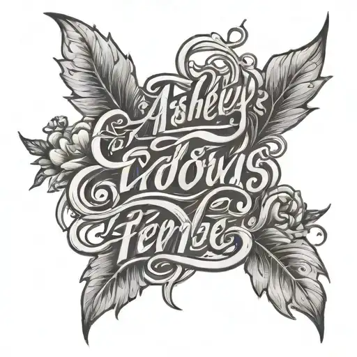 Ashley And Below It Is The Verse Exodus 2019 In A Cursive Font