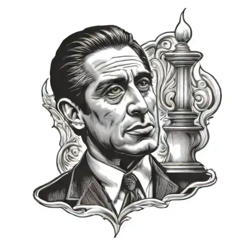 Michael Corleone And Candle Burning