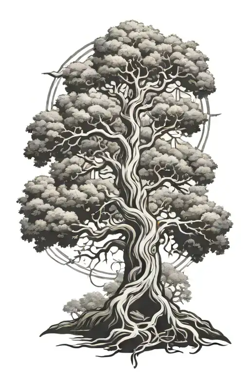 Yggdrasil Tree Saint Michael