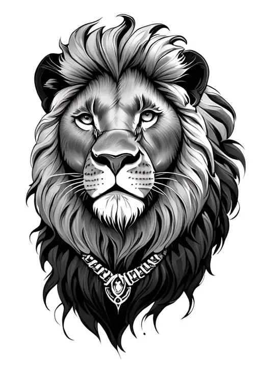 Lion With Necklace