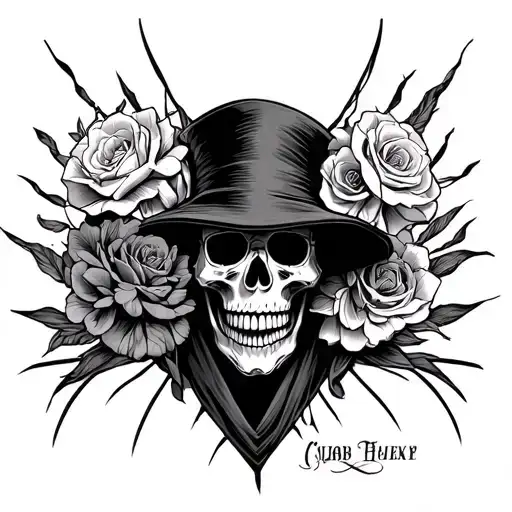 Plague Doctor Holding Sugar Skull