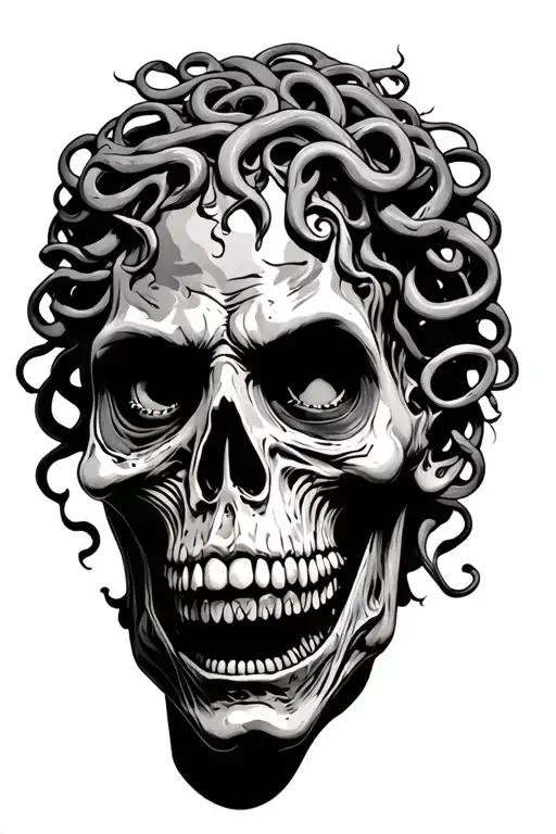 Zombie Medusa Head