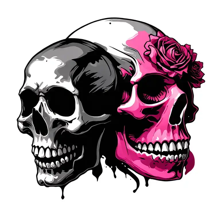 Pink Skull