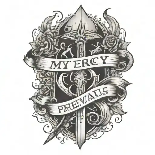 My Mercy Prevails Over My Wrath Letters Twd