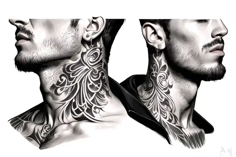 Sexy Men Neck