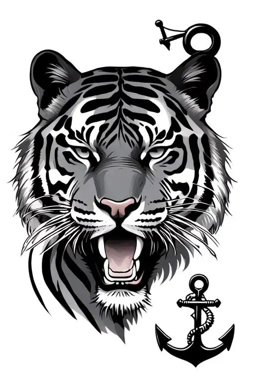 Tiger And Anchor