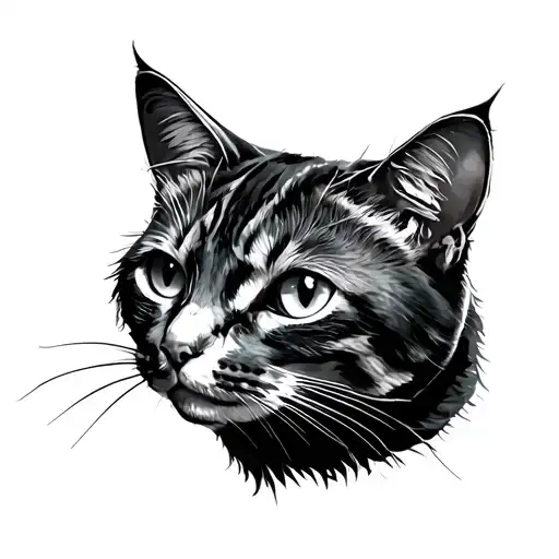 Cat Head Minimalist Design