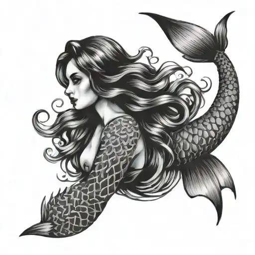 Mermaid Tail With Madosa Head