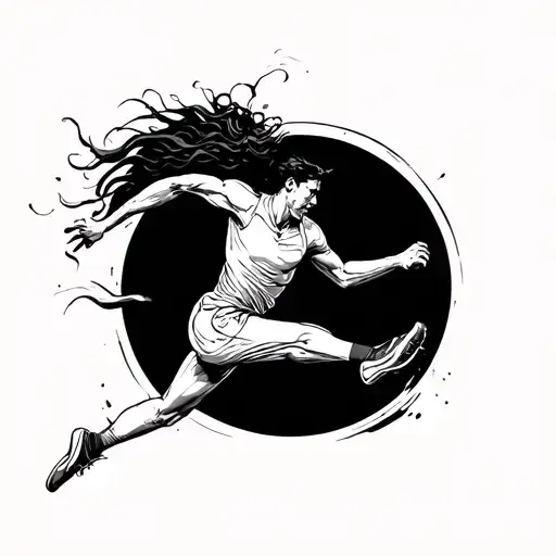 Someone Running After The Time