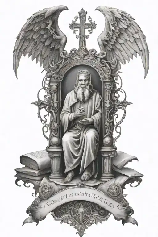 Christian Heavens Gates Bible Thrones