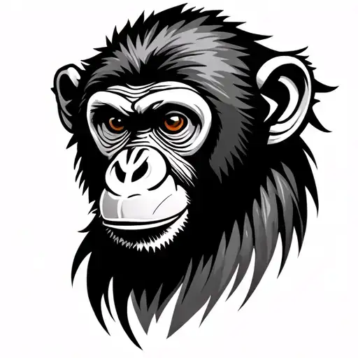 Artick Monkeys Logo Monkey