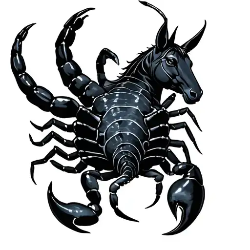 Stingray With Scorpion And A Dalahorse