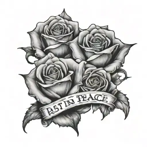Rest In Peace David Roses Intertwined