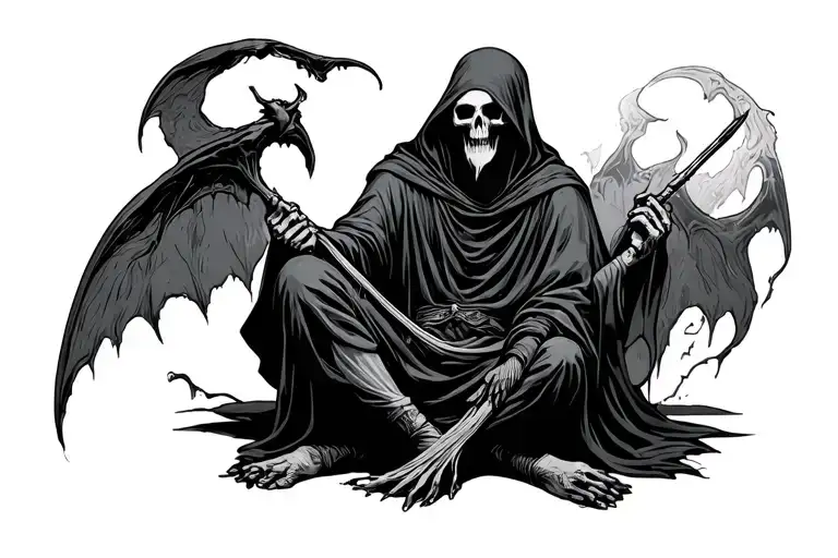 Grimm Reaper Sitting