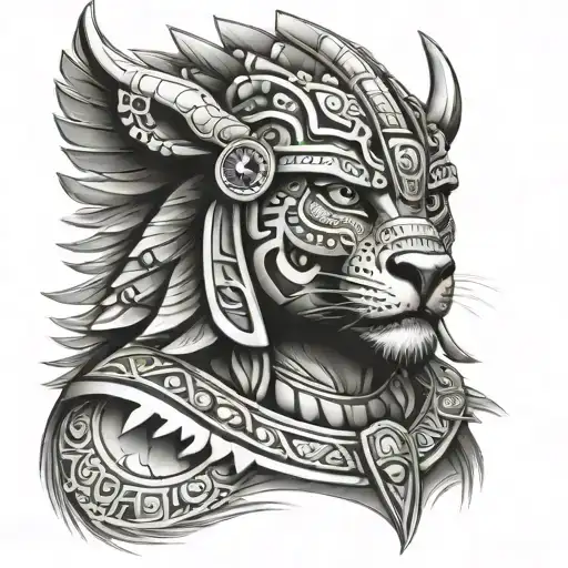 Aztec Jaguar Warrior