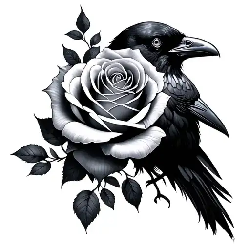 Rose And Raven
