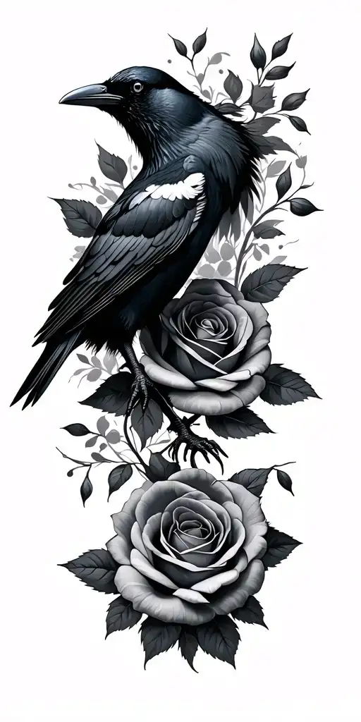 Crows And Roses