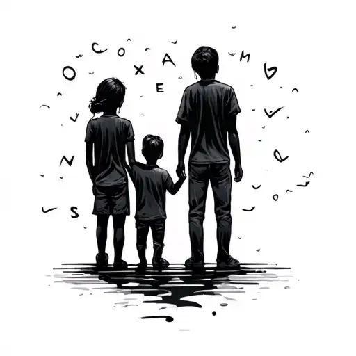 Family With The Integrated Letters
