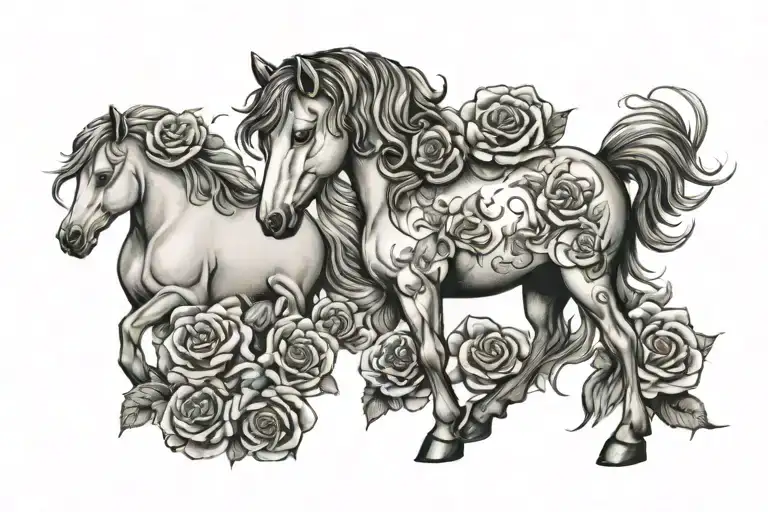 Rose Teddy Horse Philip