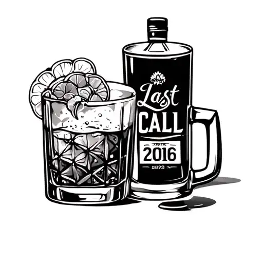 Last Call 2016 Whiskey Glass