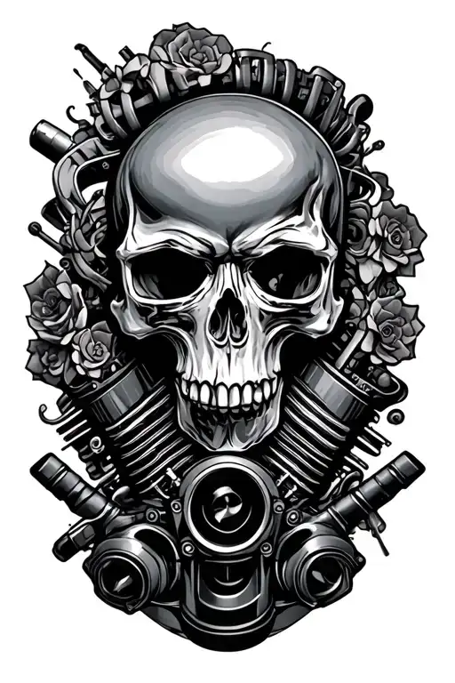 Skull And Engine
