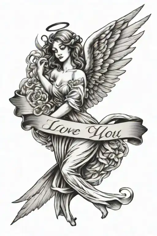 I Love You With Angel Wings