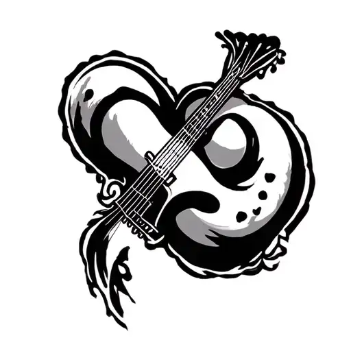 Band Around Leg Tattoo Design