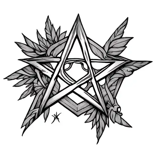 Pentagram In Saxtagram
