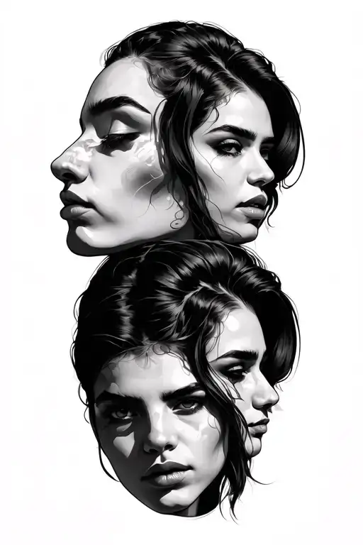 Faces Showing Different Emotions