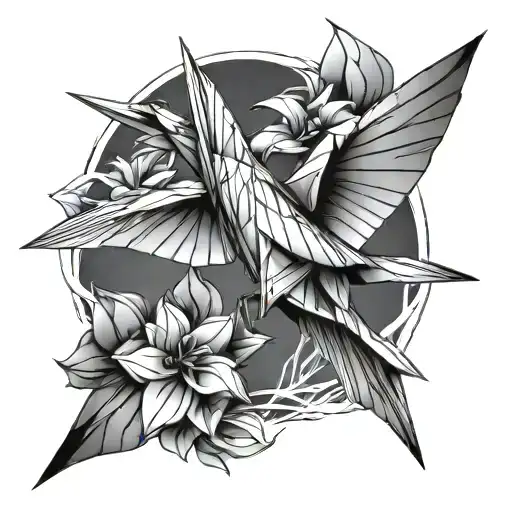 Origami Paper Crane Simple