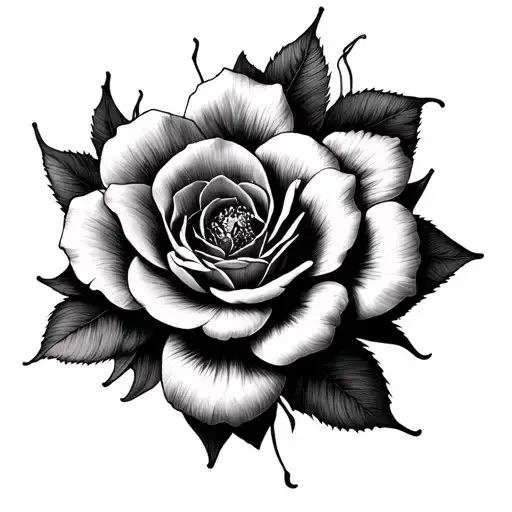 Black And White Drawing