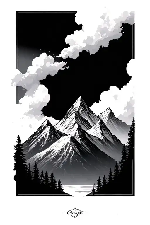 Mountain With Time Will Tel