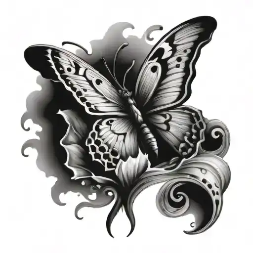 Butterfly Emerging