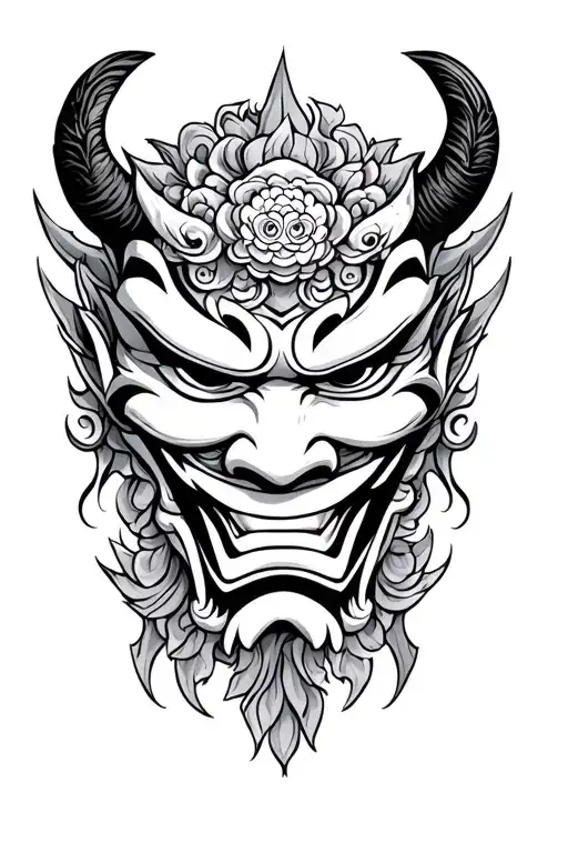 Japanese Oni Mask